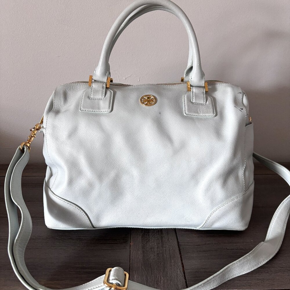 Tory Burch Pale Blue Doctor Bag